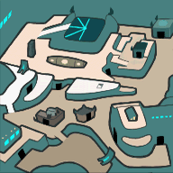 Minimap of the Zoah Colony.