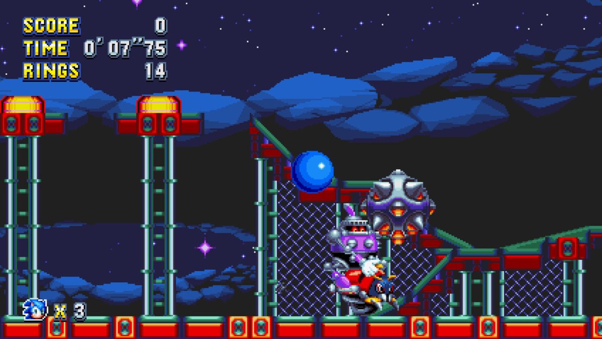 Mecha Sonic over Heavy Rider [Sonic Mania] [Requests]