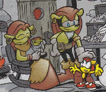 Sonic The Hedgeblog on X: Mighty The Armadillo's introduction panel from  Archie Comic's 'Knuckles Chaotix' 48 page special. [@Sonic_Hedgeblog]  [Patreon]   / X