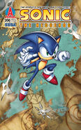 Sonic the Hedgehog #206 (January 2010) Art by Patrick Spaziante