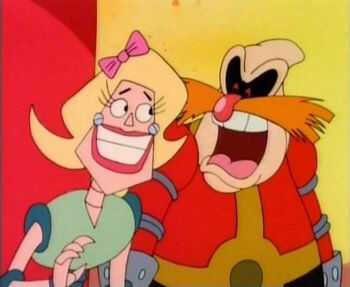 Robotnik with robo wife