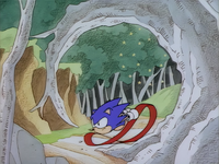 Sonic CD Animation Peelout