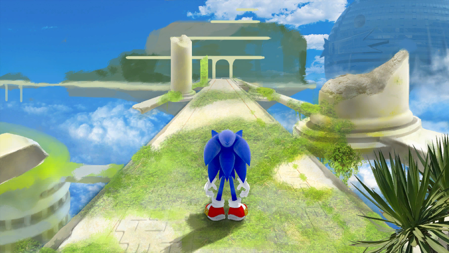 sonic generations concept art gallery