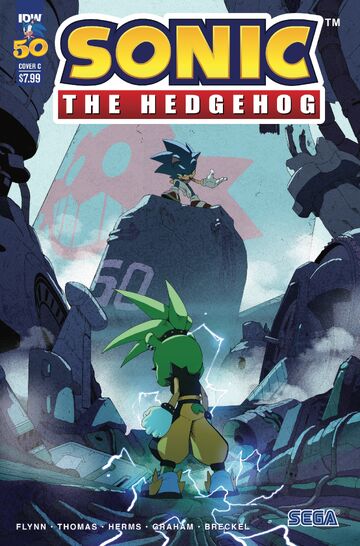 Cover RI of IDW Sonic #12 by Nathalie Fourdraine! : r/SonicTheHedgehog