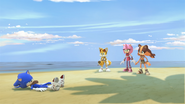 S1E11 Team Sonic beach