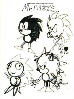 original sonic concept art