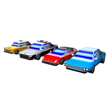 Sonic Adventure car models