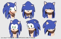 Sonic's expressions