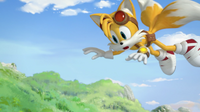 Tails in the air