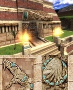 The shrine's architecture.