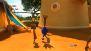 Kwod in Mazuri's Town Stage on the Xbox 360/PlayStation 3 version of Sonic Unleashed.