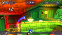 Sonic confronting Shadow