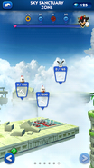 Sonic Dash Sky Sanctuary Zone ruined