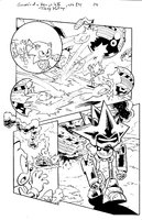 Page fourteen inks. Pencils by Tracy Yardley. Inks by Terry Austin.