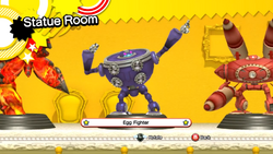 Egg Fighter Statue room