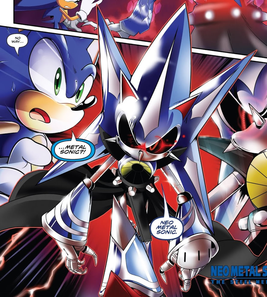 Sonic IDW Excerpt  Sonic & Knuckles Vs Neo Metal Sonic 