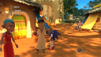 Musaid in Mazuri's Town Stage in the Xbox 360/PlayStation 3 version of Sonic Unleashed.