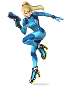 Artwork de Zero Suit Samus