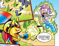 Archie Sonic Online on X: Knuckles arrived with Julie-Su and