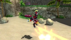 Omega's Omega Launcher, from Sonic the Hedgehog (2006).