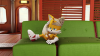 SB S1E01 Tails groggy couch