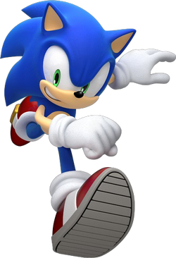 Sonic Generations artwork Sonic render 2 from the official artwork