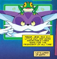 Big with fake Froggy