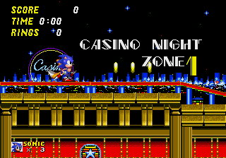 Blast Track: Cassino Night Zone (Sonic The Hedgehog 2) - GameBlast