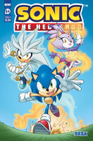 Sonic the Hedgehog #64 (September 2023). Art by Jennifer Hernandez.