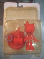 Unpainted red Amy figure prototype