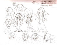 Early concepts (height and expressions)