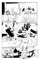 Page eight inks. Art by Adam Bryce Thomas.