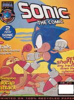 Sonic the Comic #112 (September 1997). Art by Mick McMahon.