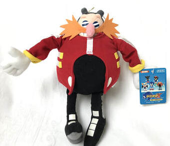 sonic x eggman plush