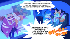 Sonic Colours Comics Egg Planet Park ad