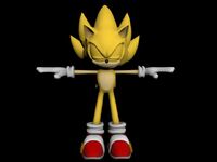 Modern Super Sonic model