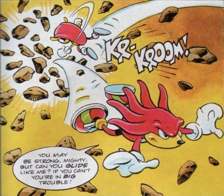 Hedgehogs Can't Swim: Knuckles' Chaotix