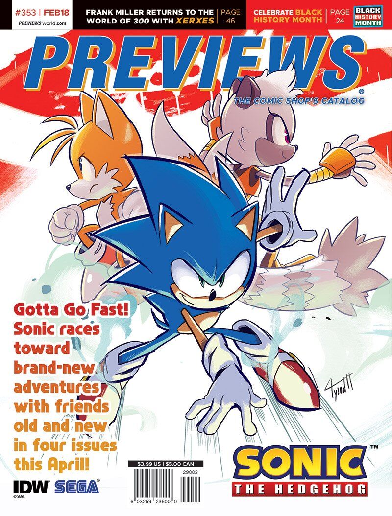 Sonic the Hedgehogs 900th Adventure Cvr B - Forbidden Planet