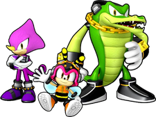 team Chaotix - Sonic modern figures #artwork