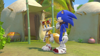 SB S1E09 Tails Sonic think