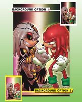 Cover concepts, from Sonic Universe Volume 3: Knuckles Returns.