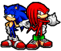 Sonic está teniendo problemas con Knuckles.