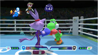 Mario & Sonic at the Rio 2016 Olympic Games - Blaze VS Yoshi Boxing