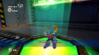 Rouge obtaining the Treasure Scope, from the 2012 remaster of Sonic Adventure 2