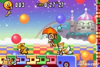 Tails and Cream behind a Gaogao