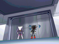 Sonic X Shadouge Behind