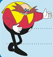 Dr Eggman art 2D C bow