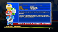 ChuPea's profile in Sonic & Sega All-Stars Racing.