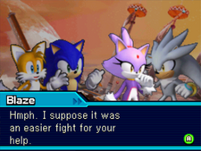 Sonic Colors DS - Blaze and Silver