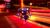 EF-DC1998 in Eggmanland's Town Stage in the Xbox 360/PlayStation 3 version of Sonic Unleashed.